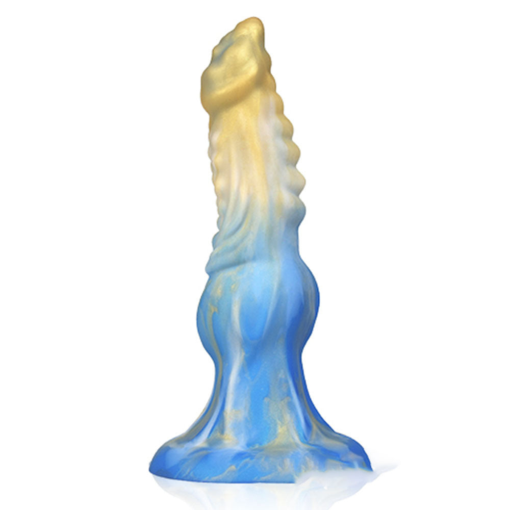 Alien Dildo Mixed Color Liquid Silicone Allovers Dildo Sex Toys-5