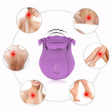 Vibrating Rose 10 Speed Rotary Suction Rose Suction Vibrator