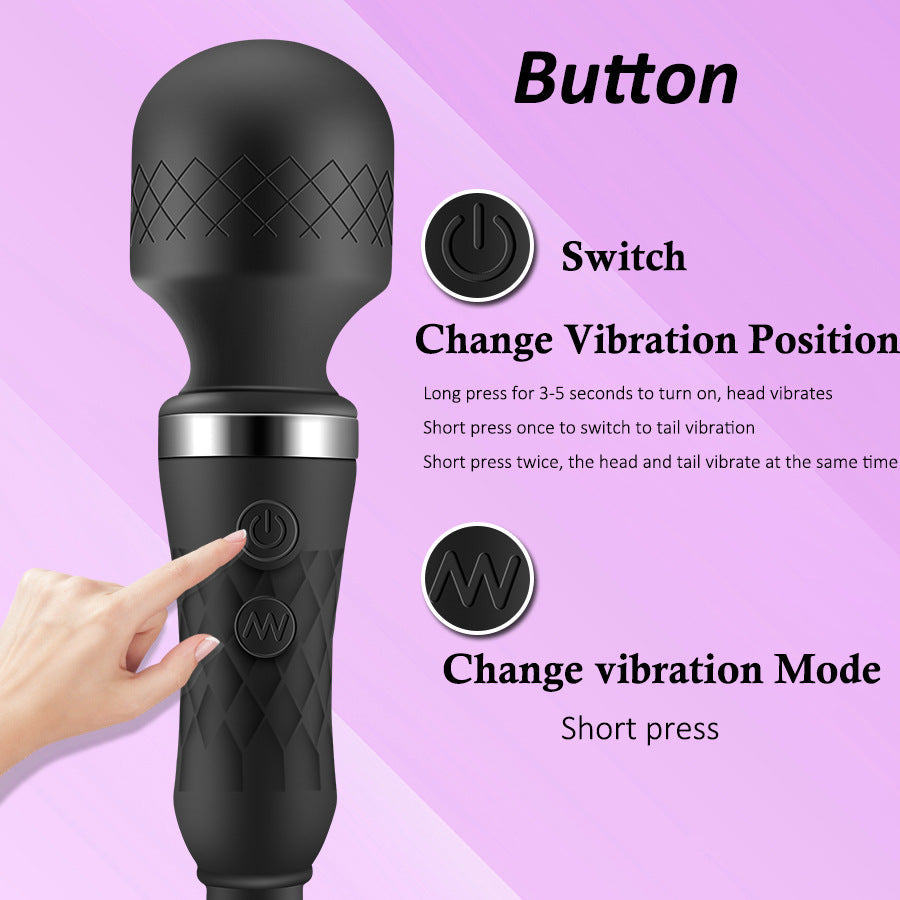 10 Frequency Double Vibrating Masturbation Butt Plug