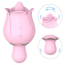 9 Frecuencia Rosa Vibradores Vibrador Lengua Clítoris Estimulador