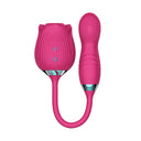 El Vibrador Rosa para Mujeres con Huevo Vibrador Retráctil