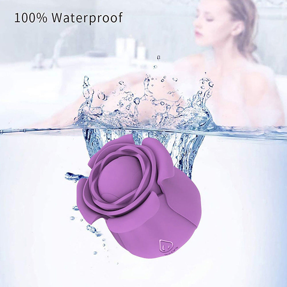 Vibrating Rose 10 Speed Rotary Suction Rose Suction Vibrator