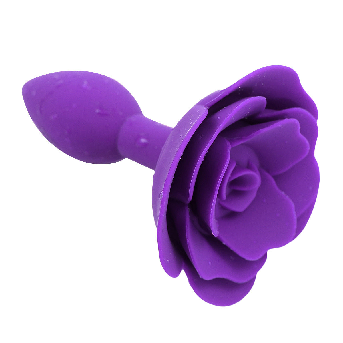 Rose Purple Butt Plug Training Anal Plug Backyard Sex Toys-3