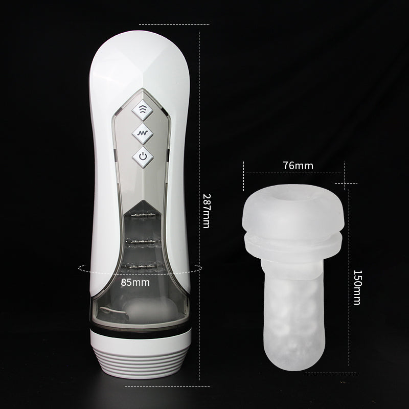 7-Frequency Automatic Piston Telescopic Masturbators Cup