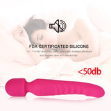 Double head vibrator double penetration vibrator