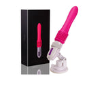 Vibrador dildo de empuje automático manos libres masajeador de estimulación del punto G