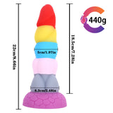 8 Inch Rainbow Dildo Silicone Best Suction Cup Allovers Dildo