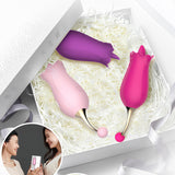 10 Frequency Vibrator Rose Tongue Licking with Vibrating Egg