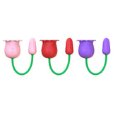 Rose Vibrator Stamen Vibrating Suction Clitoral Massage Vibrating Egg