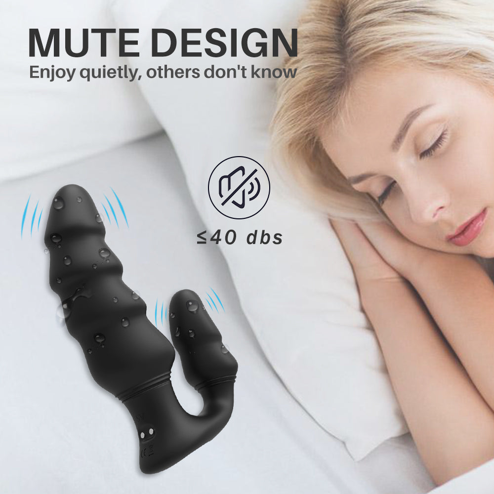 9 Frequency Silicone Vibrating Posterior Anal Plug