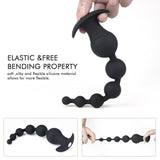 9 Frequency Charging Silicone Anal Bead Anal Plug