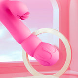 Electric Tongue Vibrator - Female Masturbators Tongue Licking Pink Dildo