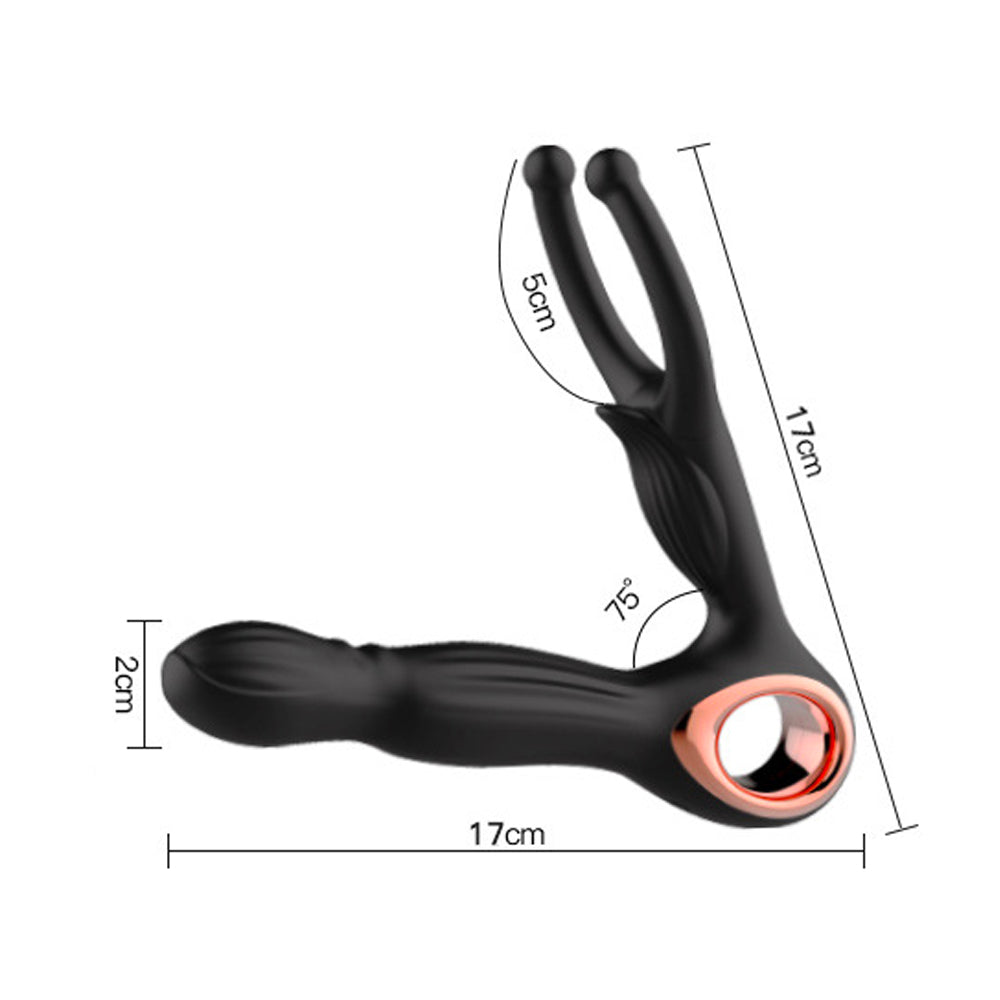 Prostate massage 10 frequency vibration anal plug