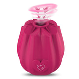 Rose Suction Vibrator for Women Clitoral Nipples with Sucking