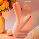 Vibrador de lengua de rosa - Masturbador femenino dildo vibrador flexible