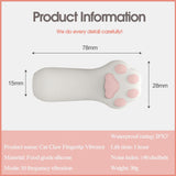 Kitten Paw Fingertip Vibrating Massage Masturbator