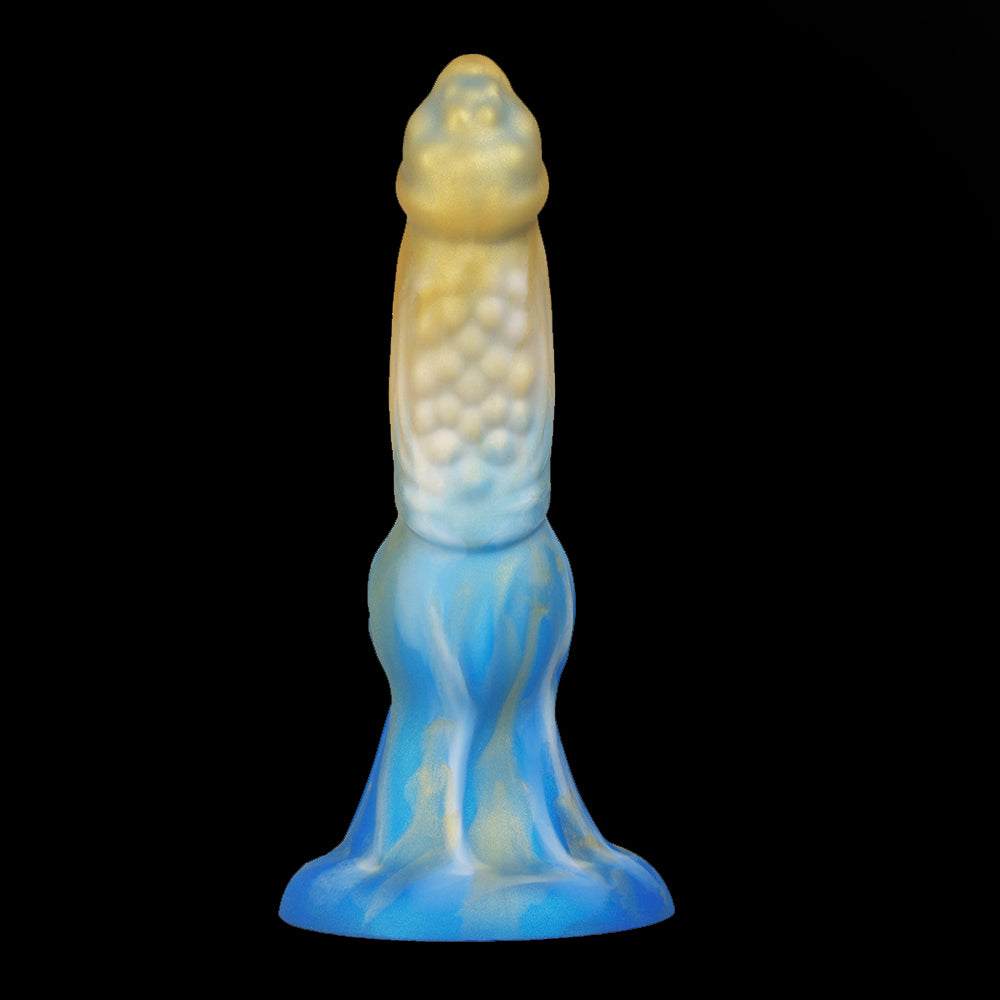 Alien Dildo Mixed Color Liquid Silicone Allovers Dildo Sex Toys-1