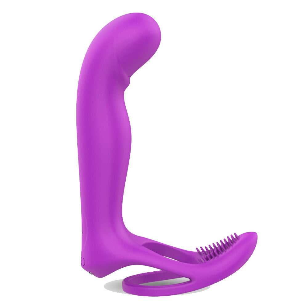 9 Frequency Silicone Vibrating Dildos with Vibrating Penis Ring
