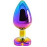 Metal Butt Plug - Anal Toying Colored Stainless Steel Metal Butt Plug