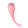 Rose Vibrator Rose Dildos Sex Toy Nipple Vibrator - Tongue Licking and Clit Sucking