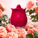 Vibrador de clítoris y pezones tipo ventosa de segunda generación Rose Flower