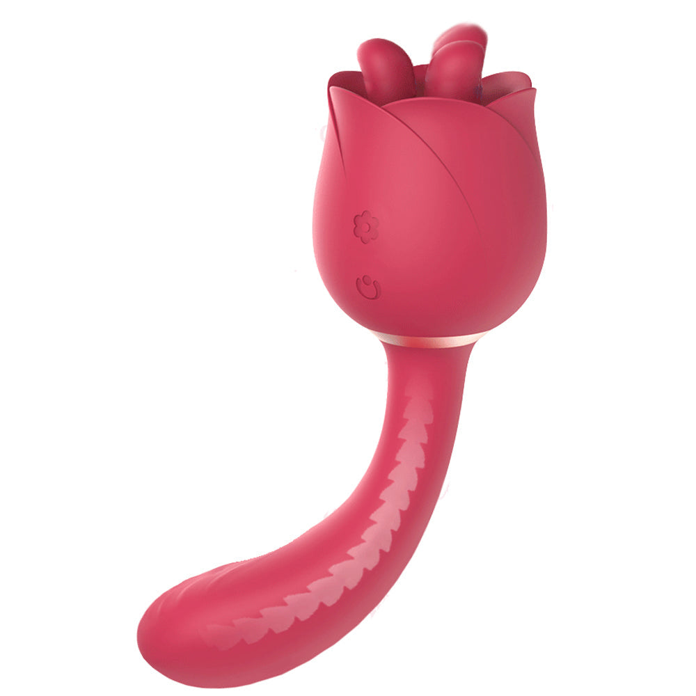 Rose 5th generation double-headed multi-purpose vibration retractable egg masturbation device
