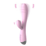 10 Frequency Pink Vibrator Female Masturbators G-spot Vibrating Dildo-2