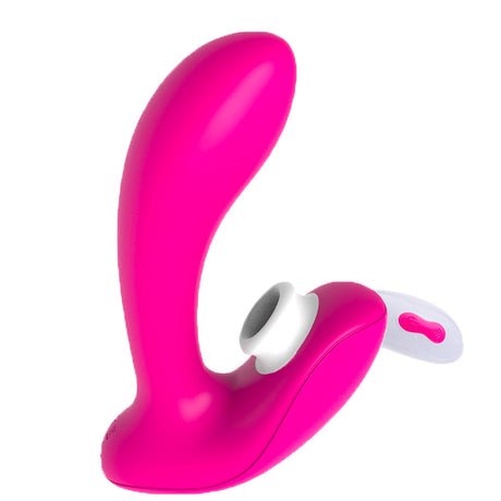 Sucking Vibrating Dildo - Female Vibrator with Vibrating Suction