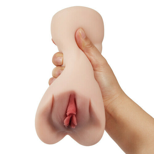 Fat Lips 3D channel Pocket Pussy Anal Realistic Blowjob Blowjob Toy-6