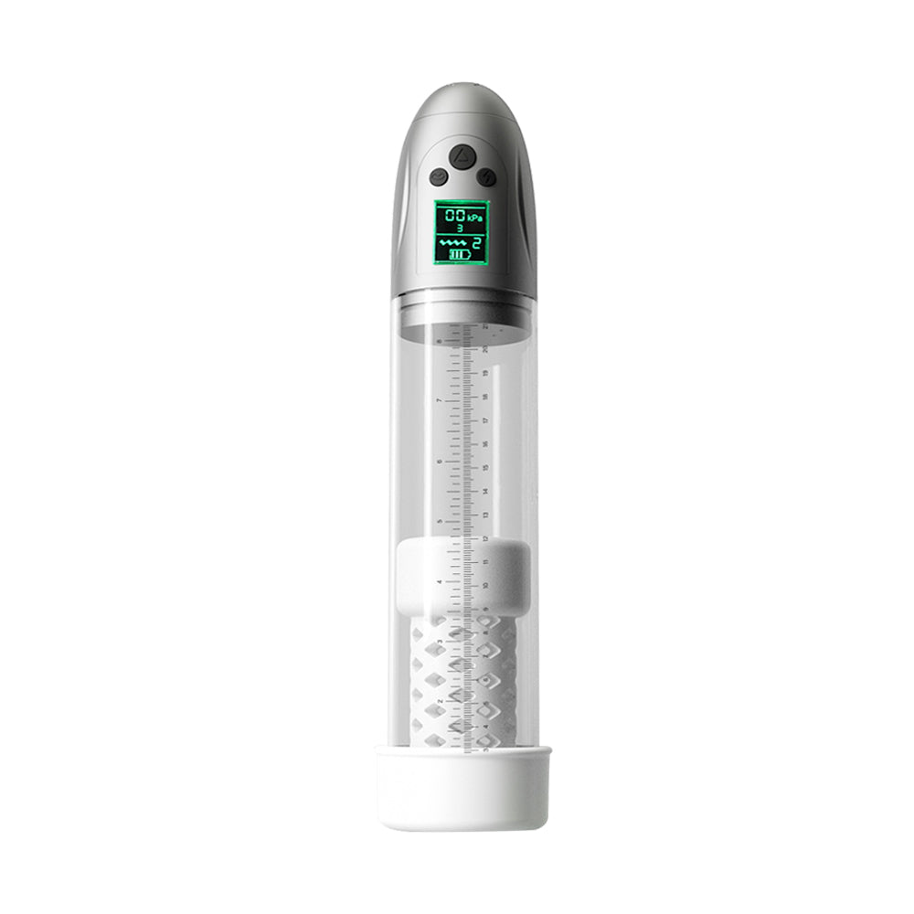 Lg110 5 Vibration 9 Sucking Penis Pump with LED Liquid Crystal Display for Treatment Erectile Dysfunction