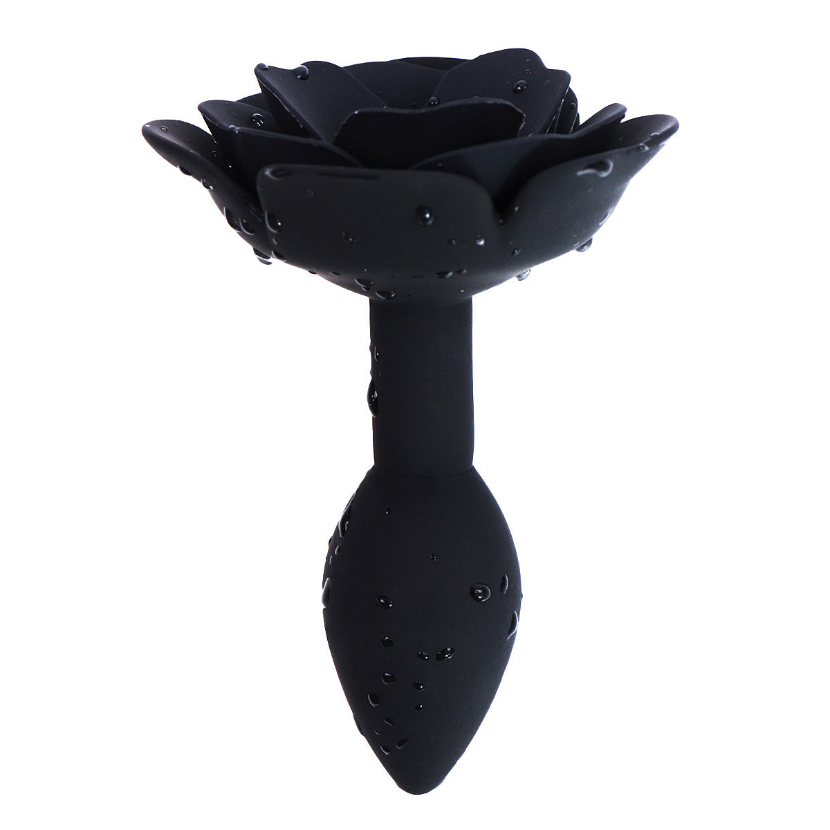 Rose Black Butt Plug Training Anal Plug Backyard Sex Toys-5