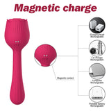 Rose Vibrator Female Masturbator Sucking Nipple Vibrator