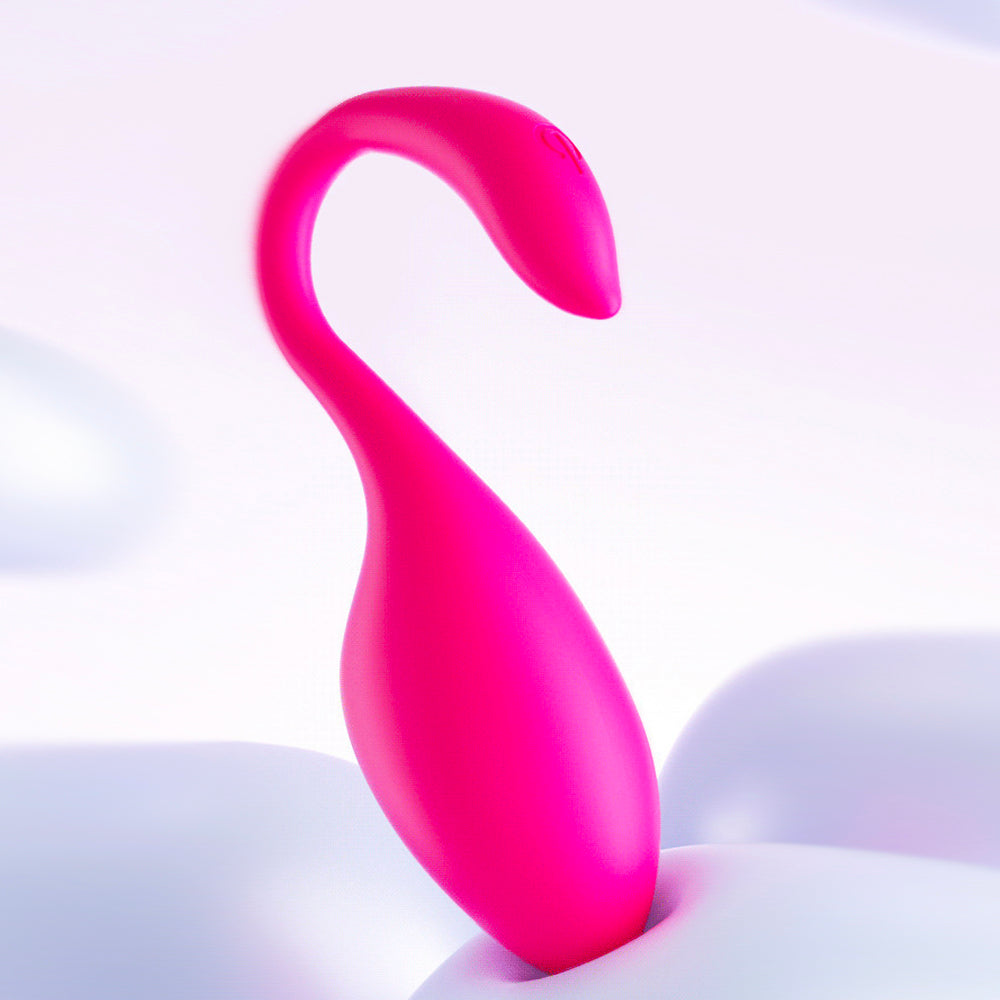 Pink vibrating dildo - bluetooth vibrator Edition