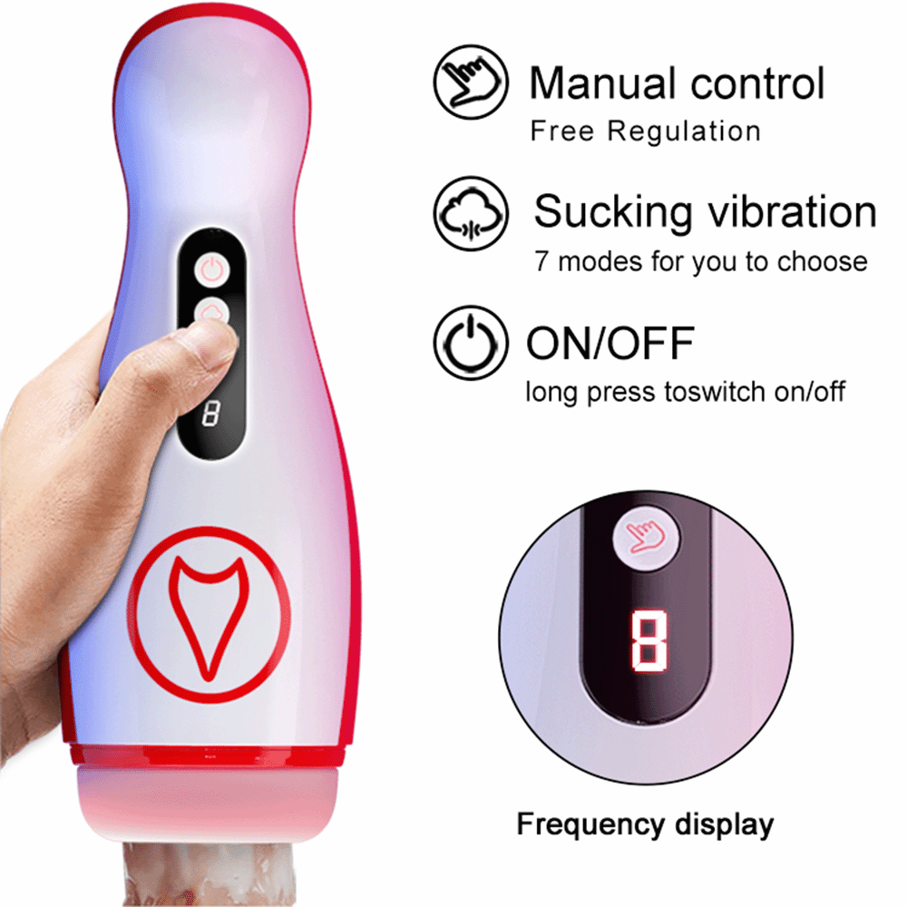 Smart Vacuum Masturbation Cup with 7 Sucking & Vibrating Modes-6