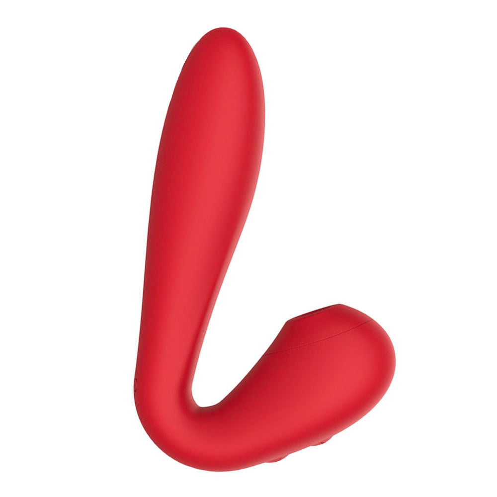 Flexible Pink Vibrating Dildos with Vibrating Suction