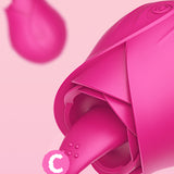 Vibrating Tongue Rose Vibrator Clitoral Stimulation Female Masturbator