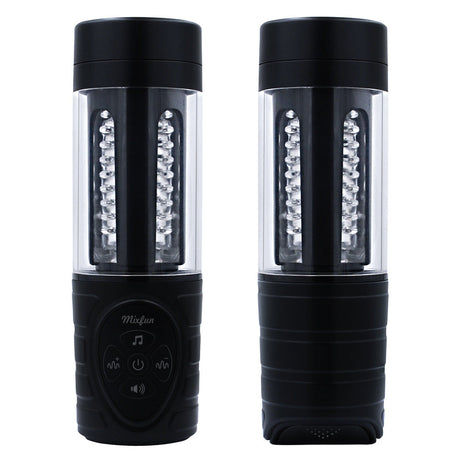 7 Sucking & Vibrating Masturbation Cup with Vibrating Suction-1