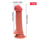 6-Inch thickened Silicone Dildo| Suction Cup Allovers Thrusting Dildo
