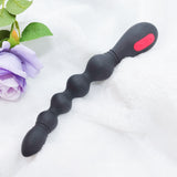 Silicone Anal Plug Beads 9 Frequency Strong Shock Electric Anal Plug