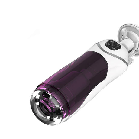 10 shock 10 Speed Thrust Automatic Masturbator Built-in Suction Cup-2