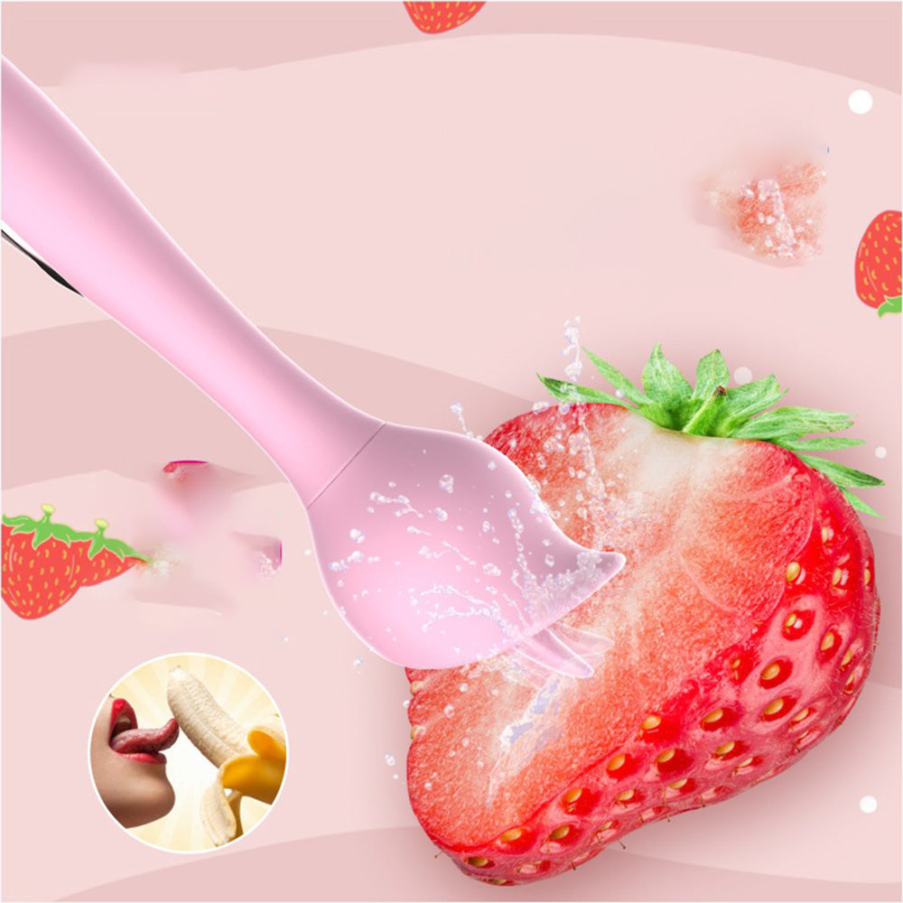 Tongue licking vibration multi-frequency stimulation second tide masturbator