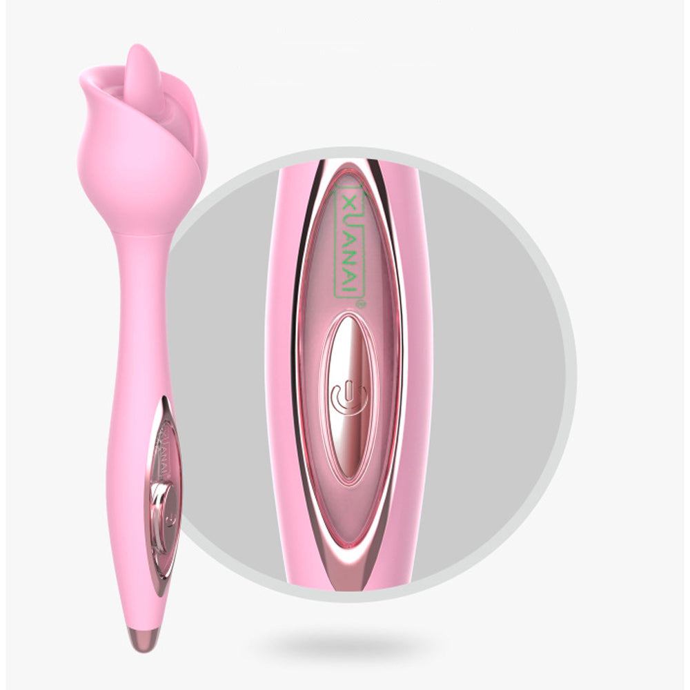 Tongue licking vibration multi-frequency stimulation second tide masturbator