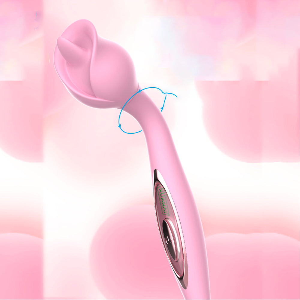 Tongue licking vibration multi-frequency stimulation second tide masturbator