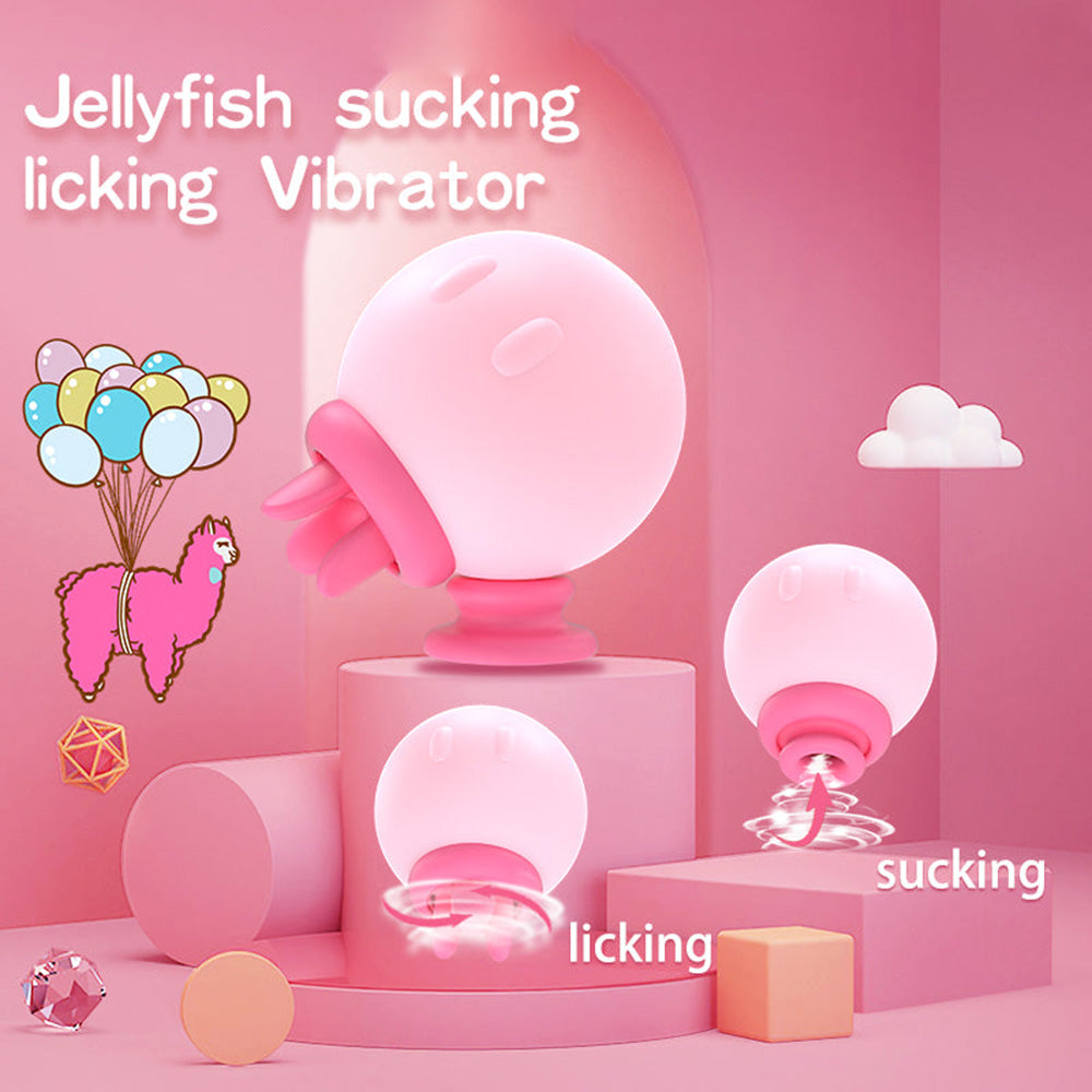 Tongue Licking Sucker Flirting Vibrator