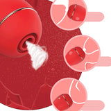 10 Frequency Rose Vibrator Stimulation Vibrating Suction Rose Toy