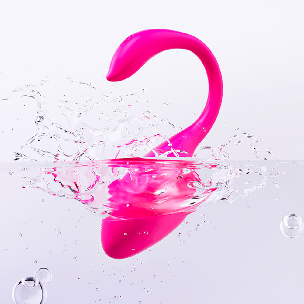 Pink vibrating dildo - bluetooth vibrator Edition