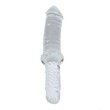 11.4" Large Clear Glass Dildo Crystal Penis Glass