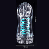 Sci-fi Transparent Pocket Pussies | Silicone Super Soft Blowjob Toys