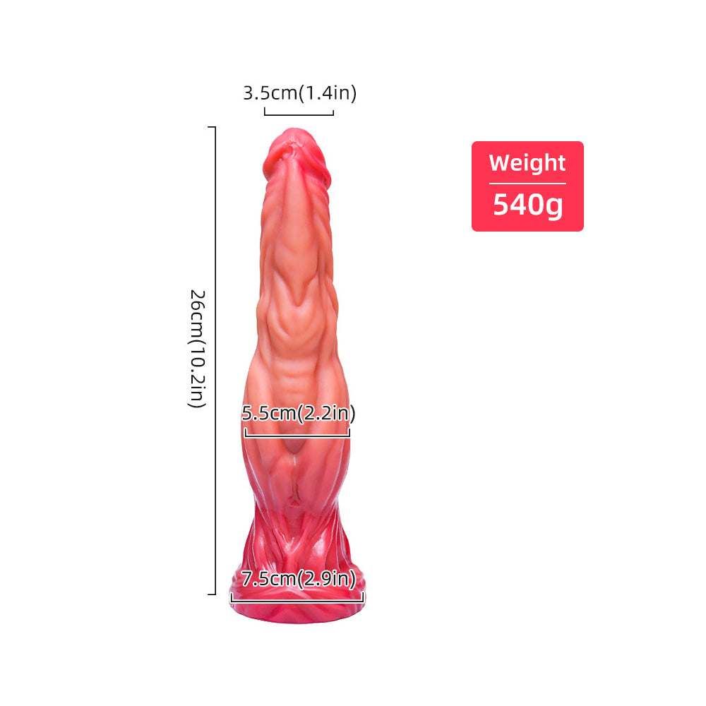 10 Inch Extra Large Dildo| with Veined Allovers Dildo