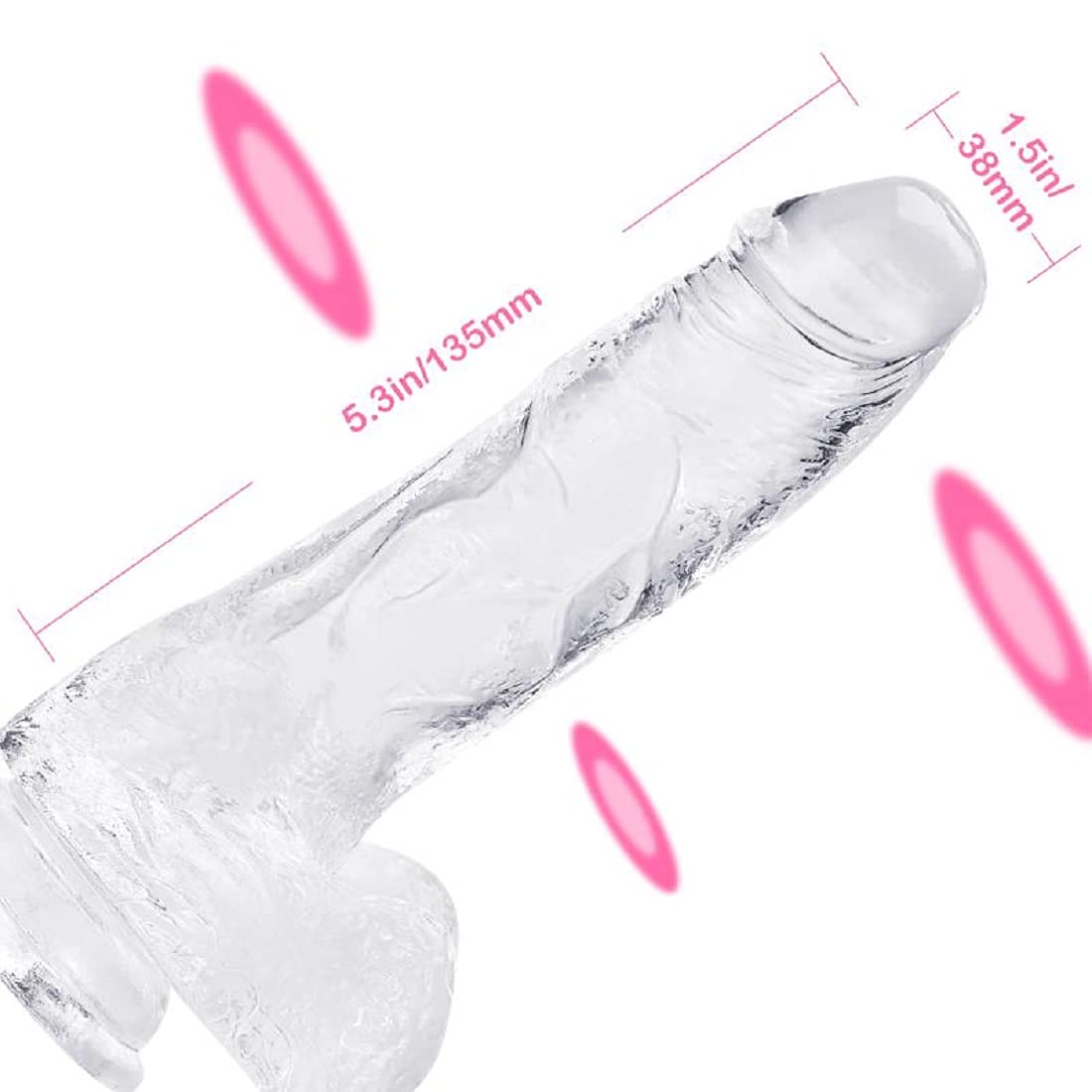 Transparent Dildo With Sucker